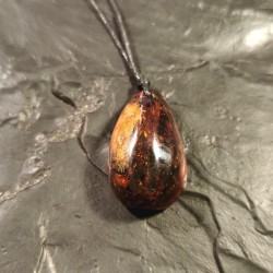 Ambre du Mexique - pendentif pièce unique 14